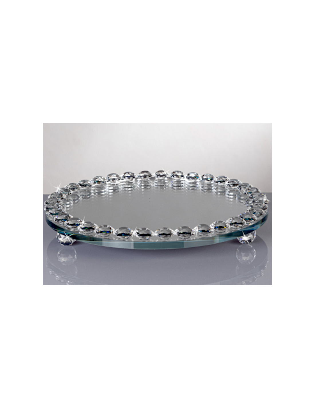 Vassoio Rotondo a Specchio 25 cm | Shopincasa.it