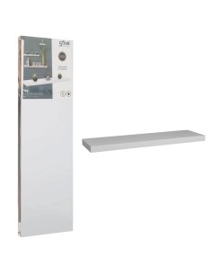 MENSOLE E SCAFFALI: vendita online Mensola da Parete Fixy L80cm, Mensola MDF PVC Piombo 80x23,5x3,8 cm, Resistente e Moderna ...