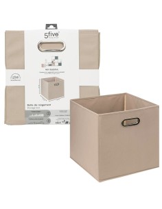 ACCESSORI: vendita online 5 Five Caja Organizadora, contenitore in tessuto, colore grigio scuro, organizer per scaffali, 31x3...
