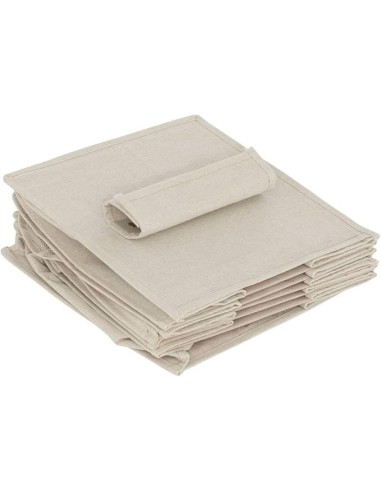 BOX E CONTENITORI SALVASPAZIO: vendita online Scarpiera Groomy 6 scomparti con cestino 127x30cm, organizer beige, porta scarp...