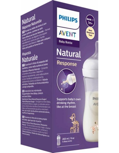 Avent Biberon Natural 3,0 Giraffa 260 ml – Comfort e Sicurezza | Shopincasa.it
