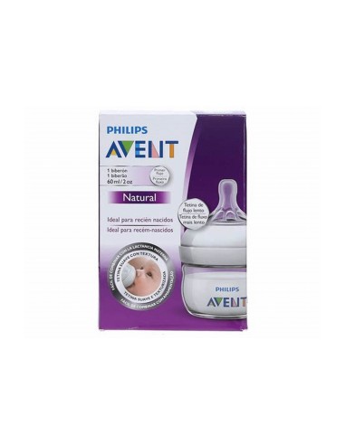 Avent Biberon Natural 60ml – Allattamento Naturale e Comfort | Shopincasa.it