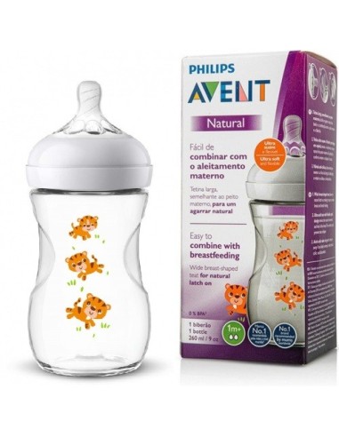 Biberon Natural Tigrotto Philips Avent 260ml – Comfort e Allattamento Naturale