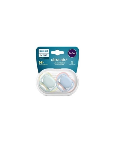 Succhietto Ultra Air 0-6m Avent No Deco Mixed 2 Pezzi