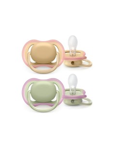 Succhietto Ultra-Air 6-18m Non Decorato Mix Avent 2 Pezzi