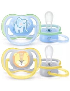 Succhietto Ultra Air 18M+ Elefante/Hel Philips Avent 2 Pezzi - Comfort e Traspirazione 2