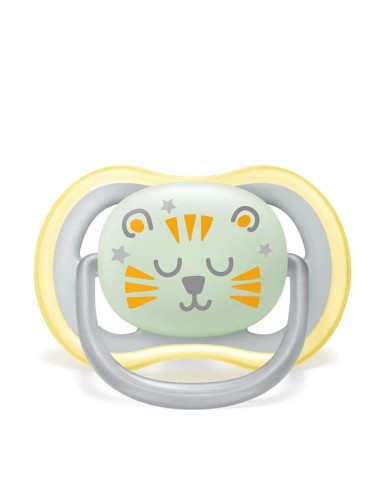 Avent Succhietto Ultra Air Nighttime 18M+ - 2 Pezzi