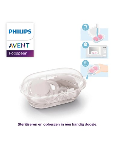 Avent Succhietto Ultra Air Nighttime 18M+ - 2 Pezzi