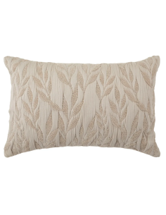 Cuscino jacquard Lehto 58x38 cm Lino Beige Atmosphera | shopincasa.it