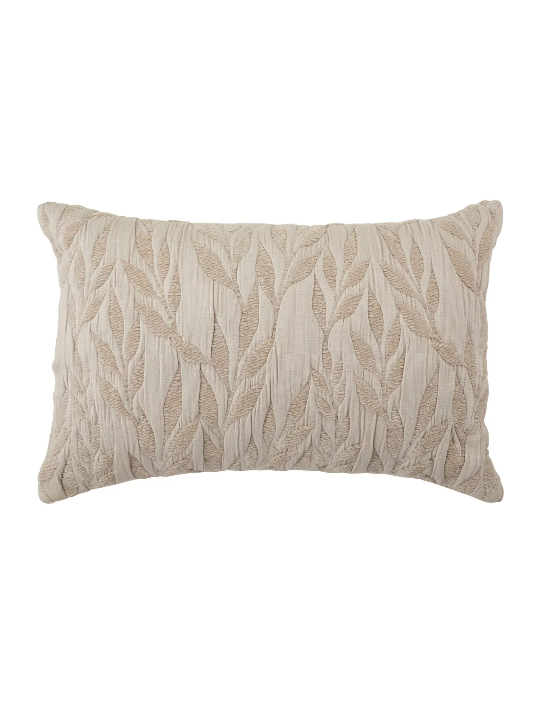 Cuscino jacquard Lehto 58x38 cm Lino Beige Atmosphera | shopincasa.it