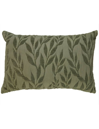 CUSCINO 209105B LETHO 38X58CM VERDE POLIESTERE