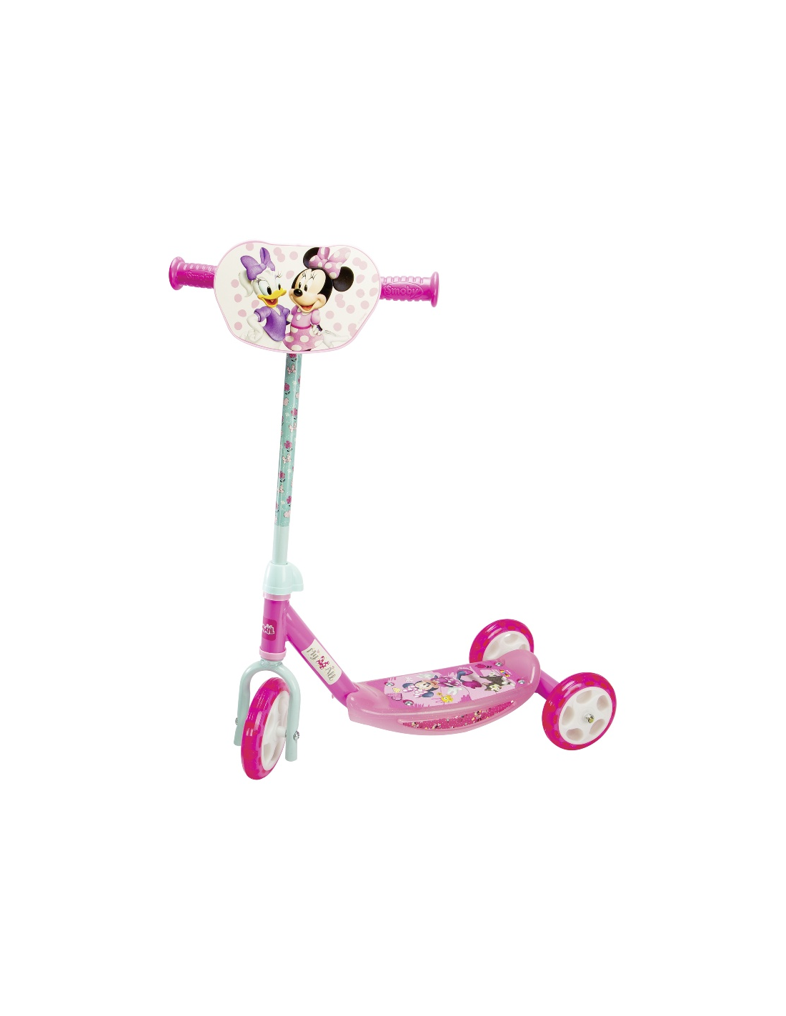 BICI - PRIMI PASSI - AUTO: vendita online MINNIE MONOPATTINO 3 RUOTE IN PLASTICA, STRUTTURA IN METALLO, REGOLABILE in offerta