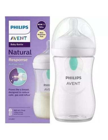 Avent Biberon Natural 3.0 Valvola AirFree Orso 260 ml | shopincasa.it