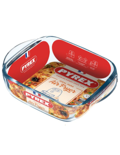 PIREX TEGLIA QUADRA 20X17CM PER FRIGGITRICE AD ARIA
