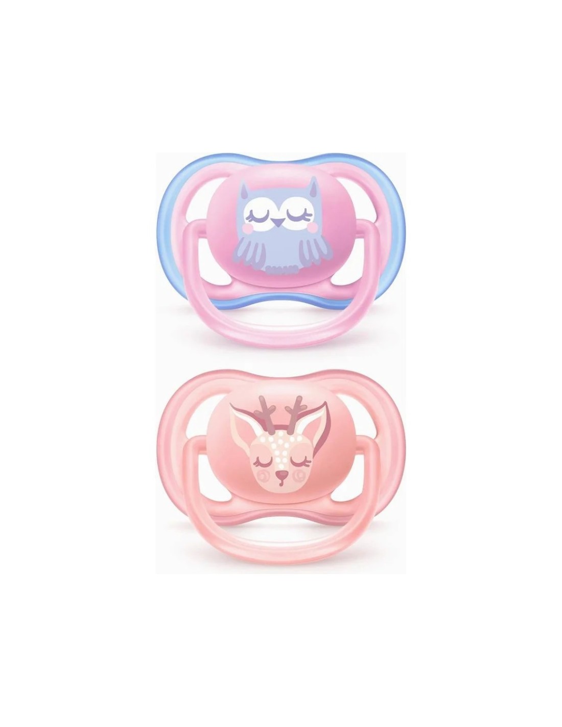 Philips Avent Ultra Air 0-6M Succhietti Rosa 2 Pezzi - Ortodontici e Traspiranti