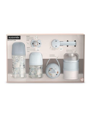 Set Benvenuto Neonato Wonderland Liberty Azzurro - Suavinex Kit Completo