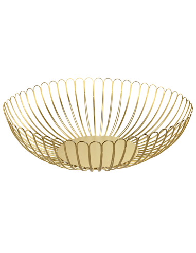 CENTROTAVOLA BD214176 METALLO DORATO 32X8,5CM