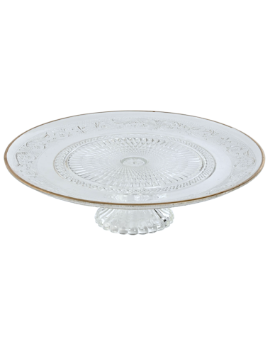 ALZATA PC212523 VETRO 33X9CM TRAPSARENTE