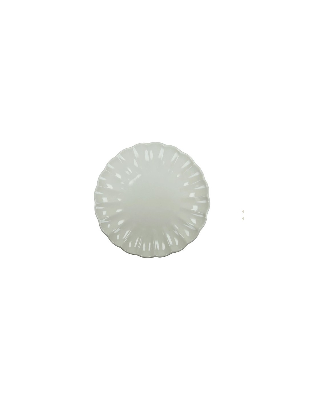 Piatto Piano Calipso Avorio Brandani Ø 27 cm - shopincasa.it