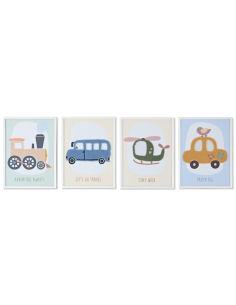 QUADRO TELA CU216113 VEICOLI 30X40CM ASSORTITO