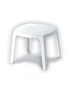 TAVOLO BABY OSCAR IN RESINA BIANCO 53X48X45CM DIMAPLAST 2000