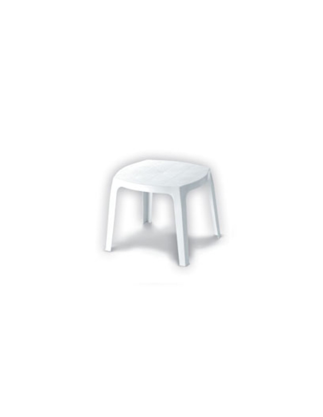 TAVOLO BABY OSCAR IN RESINA BIANCO 53X48X45CM DIMAPLAST 2000