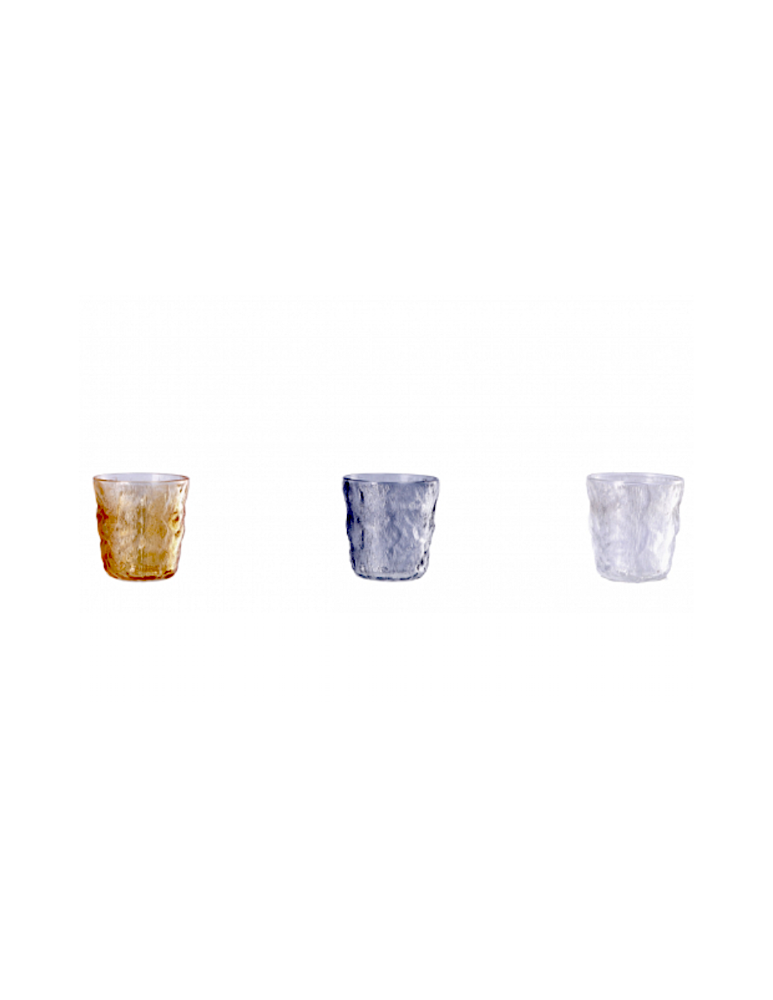 SET 3 BICCHIERI 112755 VETRO 30CL ASSORTITO
