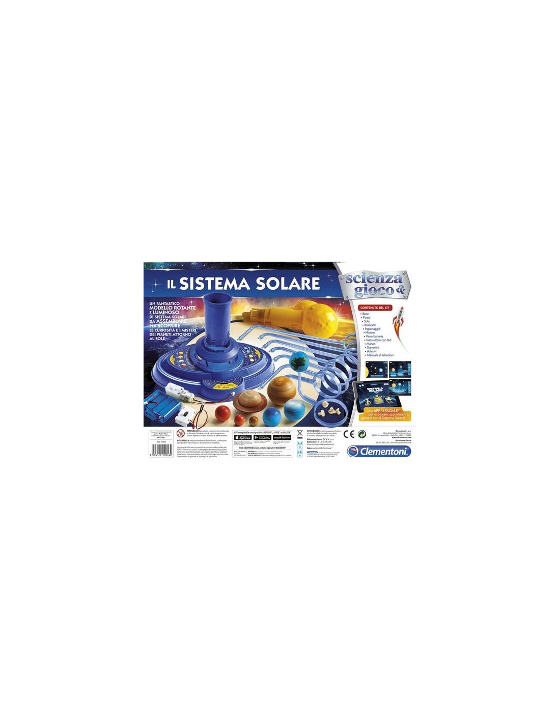 Sistema Solare Clementoni - Modello Elettronico con Pianeti Rotanti - Shopincasa