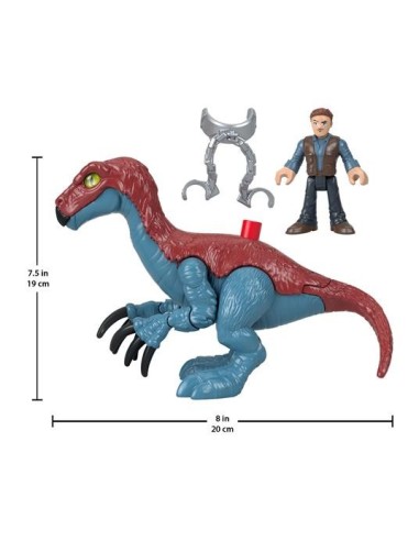Imaginext Jurassic World - Therizinosaurus con Owen - Shopincasa