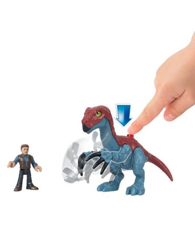 Imaginext Jurassic World - Therizinosaurus con Owen - Shopincasa