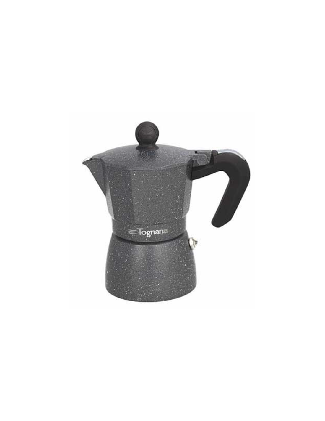 Tognana Mythos Caffettiera 1 Tazza Alluminio Grigio Marmorizzato | shopincasa.it