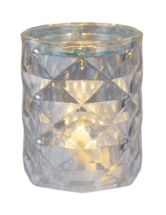 LUMETTO CILINDRO 5X5CM TRASPARENTE