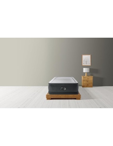 GONFIABILI: vendita online Materasso gonfiabile singolo, Intex 64412ND, Comfort Plush Elevated, 99x191x46 cm, pompa elettrica...
