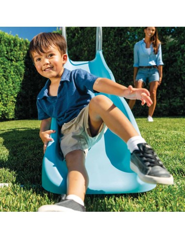 GIOCHI MARE: vendita online Scivolo da giardino per bambini, Intex 44106, acciaio e plastica, azzurro, robusto, 196x84x119 cm...
