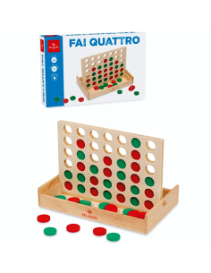 GIOCO LEGNO 053584 FAI QUATTRO
