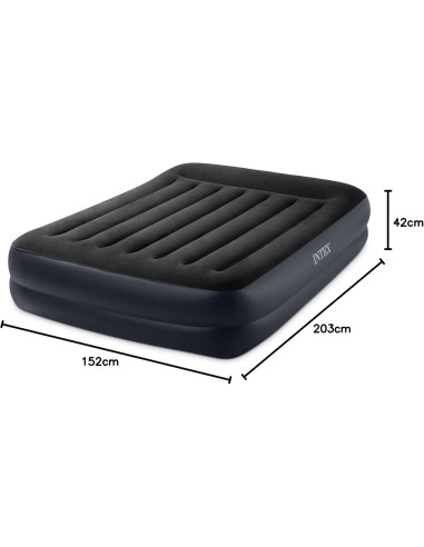 GONFIABILI: vendita online Materasso gonfiabile Intex Classic, cuscino incorporato, tecnologia Fiber-Tech, pompa elettrica, l...