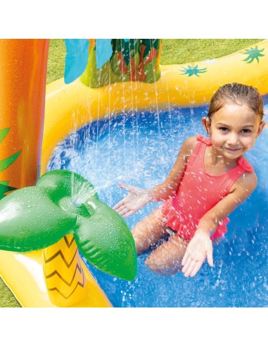GONFIABILI: vendita online Intex Playcenter Dinosaur, centro giochi gonfiabile, piscina bambini, scivolo acquatico, dinosauri...