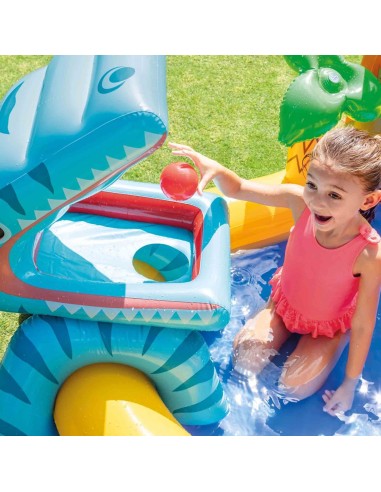 GONFIABILI: vendita online Intex Playcenter Dinosaur, centro giochi gonfiabile, piscina bambini, scivolo acquatico, dinosauri...