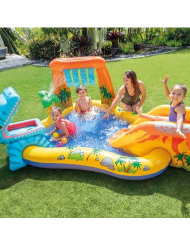 GONFIABILI: vendita online Intex Playcenter Dinosaur, centro giochi gonfiabile, piscina bambini, scivolo acquatico, dinosauri...