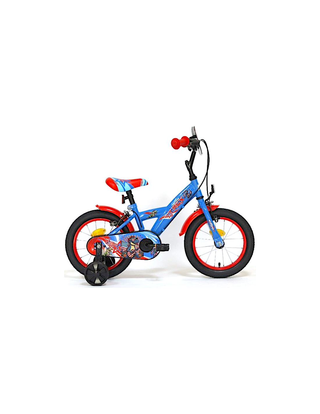 BICICLETTE: vendita online Bici 14", Boy T-Rex, con Rotelline Stabilizzatrici, Telaio in Acciaio, Ruote a Raggi, Monovelocità...