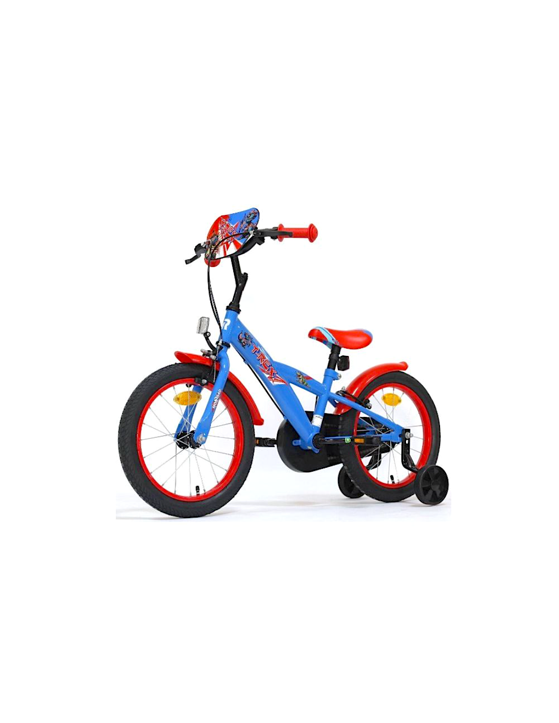 BICICLETTE: vendita online Bici 16", Boy T-Rex, con Rotelline Stabilizzatrici, Telaio in Acciaio, Ruote a Raggi, Monovelocità...