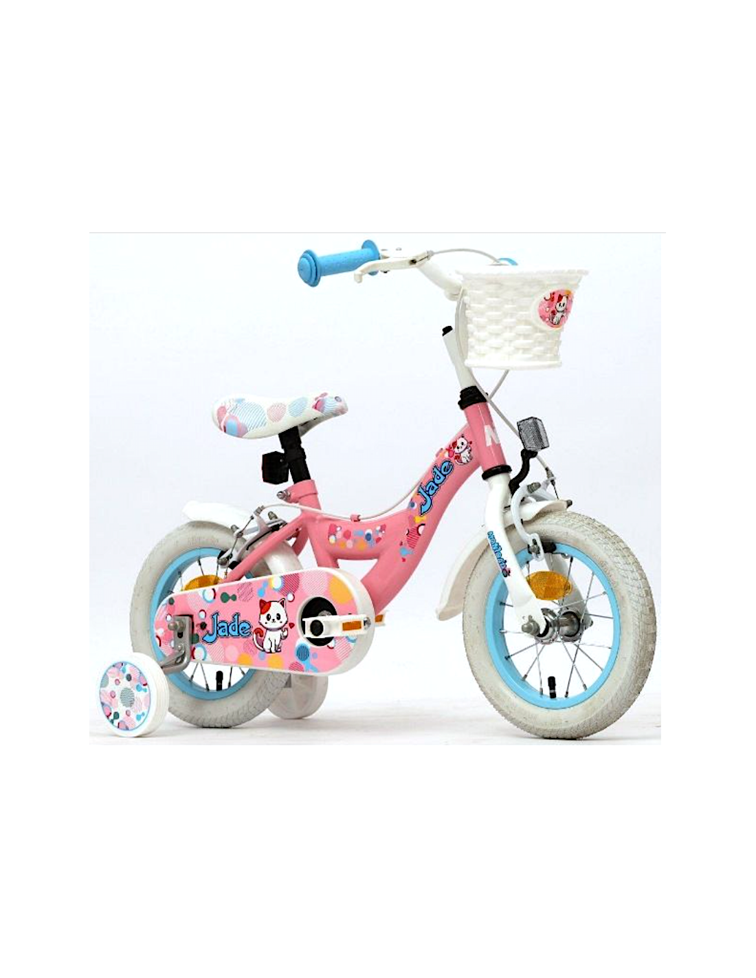 BICICLETTE: vendita online Bici Jade 12 pollici, con rotelline stabilizzatrici, telaio acciaio, ruote a raggi, bici bambina, ...