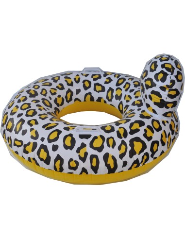 ANELLO MARE BL229 LEOPARD 107CM CON MANIGLIE E CUSCINO