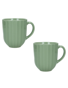 MUG SET 2PZ CALIPSO SALVIA STONEWARE 51450