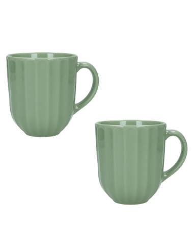 MUG SET 2PZ CALIPSO SALVIA STONEWARE 51450