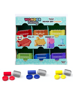 Wonder Factory Pasta modellabile assortita 595120 con accessori timbri e tubetto | shopincasa.it