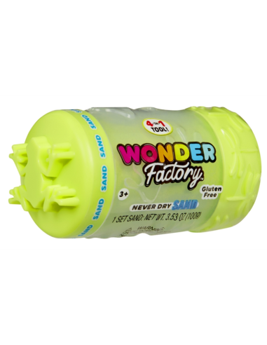 Sabbia cinetica Wonder Factory assortita con stampini integrati | shopincasa.it