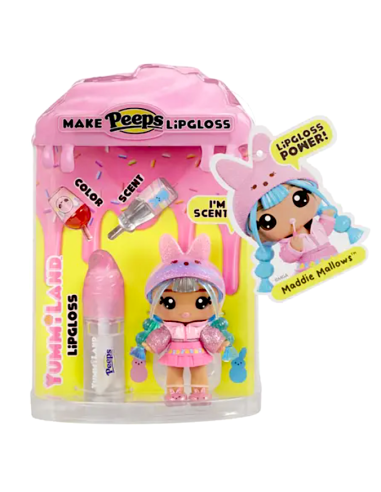 YUMMILAND 528623 PEEPS BAMBOLA CON LUCIDALABBRA ASSORTITO