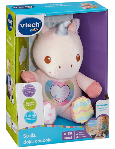 VTech Stella Dolci Coccole - Gatto Peluche Interattivo 0-36 Mesi | shopincasa.it