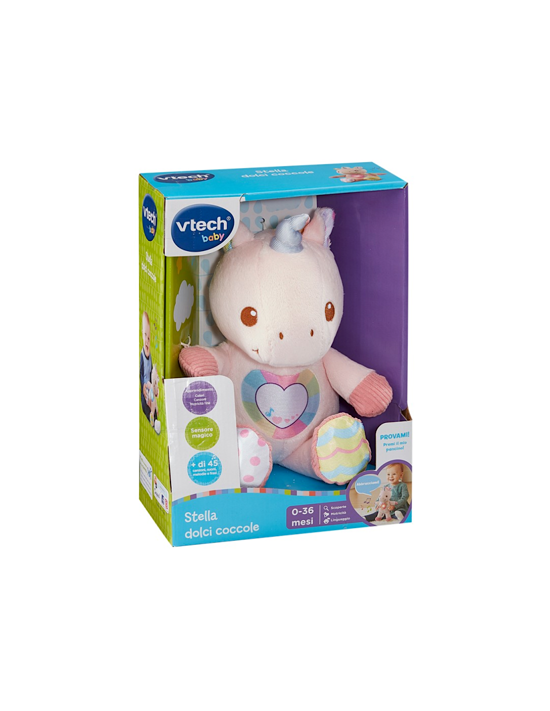 VTech Stella Dolci Coccole - Gatto Peluche Interattivo 0-36 Mesi | shopincasa.it